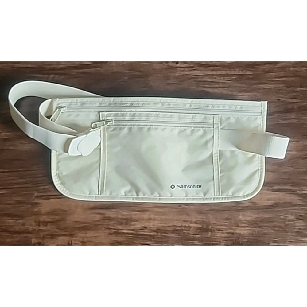 Samsonite Under Clothes Waist Pouch Travel Hideaway Money Passport Documents